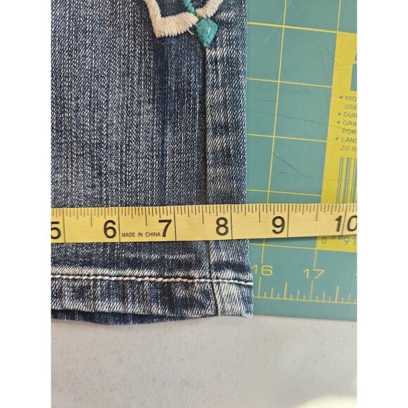 Cowgirl Tuff Vintage Cross Western Embroidered Jeans 27 - Picture 11 of 16